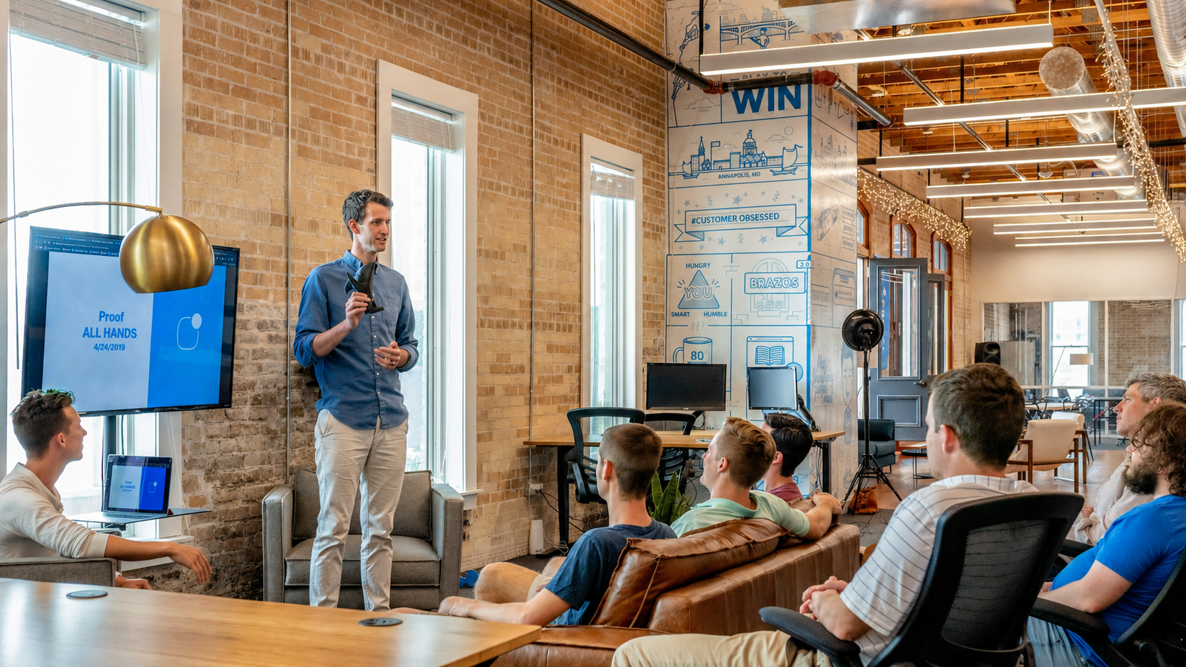 Tech startup branding